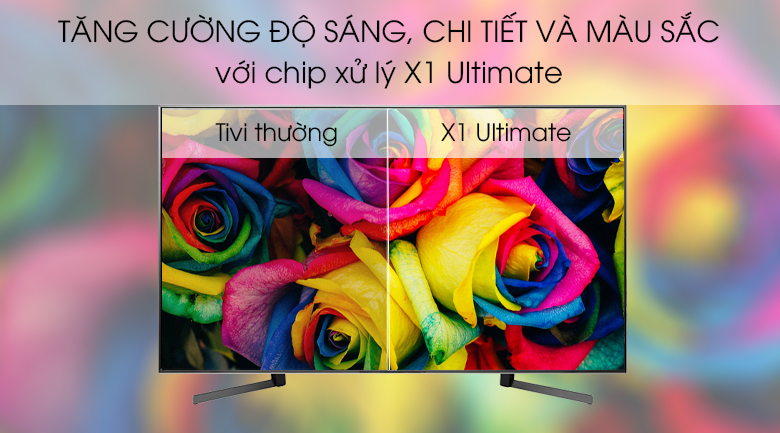 Android Tivi Sony 4K 85 inch KD-85X9500G chip xử lý mạnh mẽ